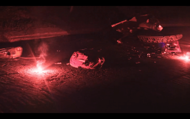 The OA P1Ep6 Buck Sees Remains of Car Accident &amp; Red Backpack