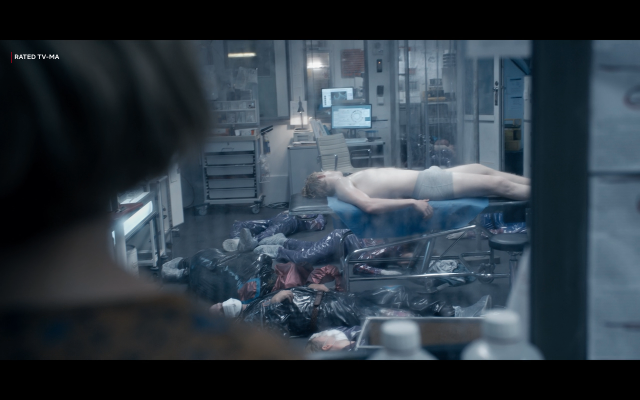 The Rain S2Ep1 Rasmus Surrounded by Bodies