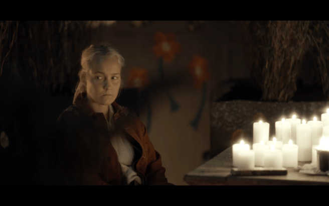 The Rain S2Ep4 Lea in Greenhouse Chapel