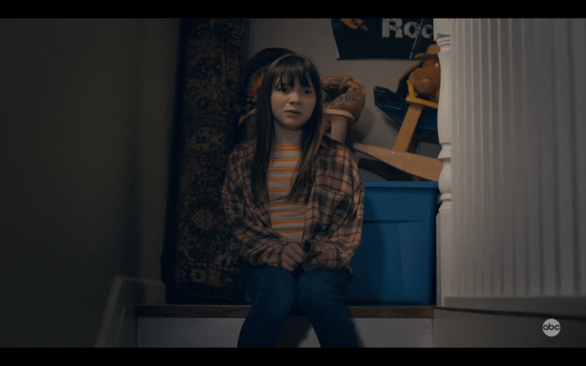 Emergence S1Ep6 Piper Crying on Stairs