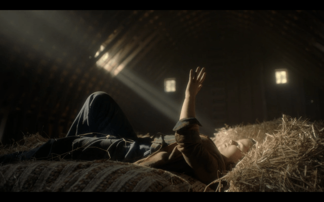 High Castle S4Ep1 Jennifer in the Hayloft