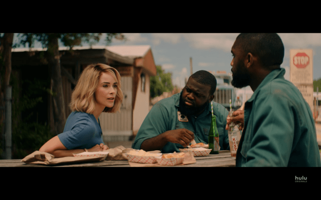 Doris Has Lunch with the Landscapers