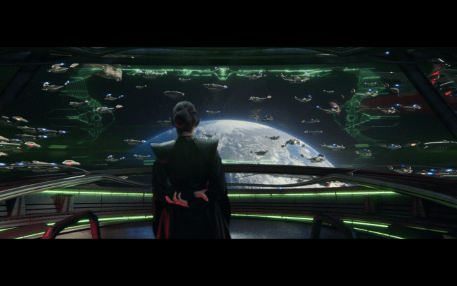 Star Trek Picard S1E10 Commodore Oh on the Bridge