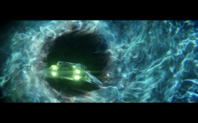 Star Trek Picard S1E8 Narek Follows LaSirena into Conduit