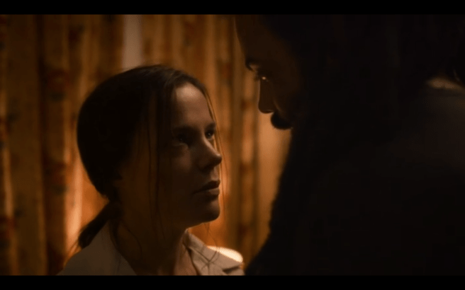 Snowpiercer S1E6 Josie &amp; Andre Look into Each Other's Eyes