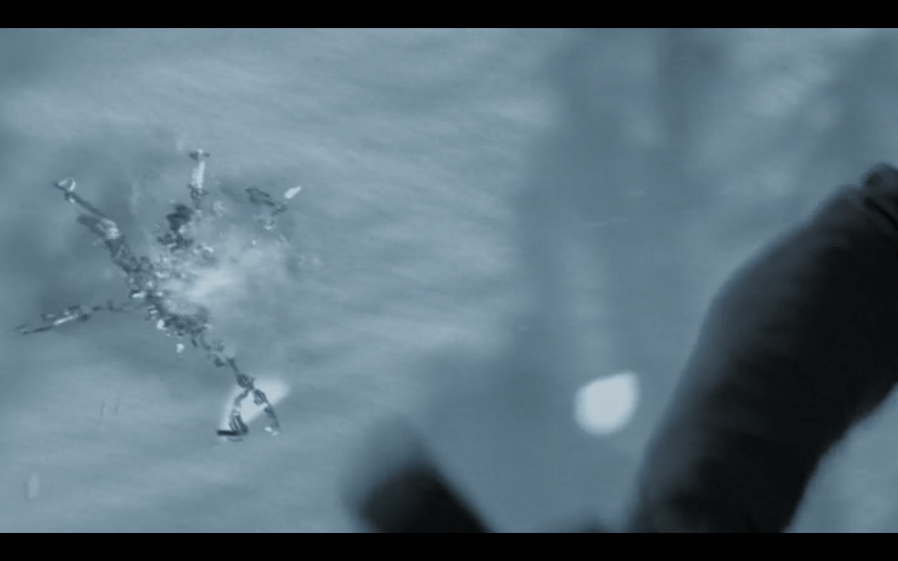 Snowpiercer S1Ep2 Beginning of Breach- That Is Not a Natural Arm Position and It's Unlikely the Prod Would Have Hit Like That