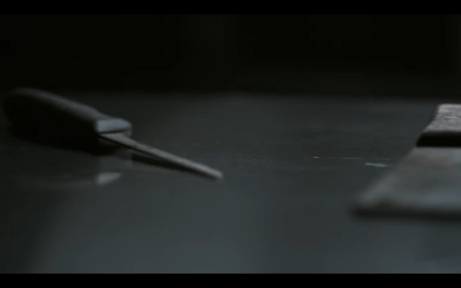 Snowpiercer S1Ep2 Smaller Butcher's Knife Rattles in Avalanche- Knife Used for Castration?