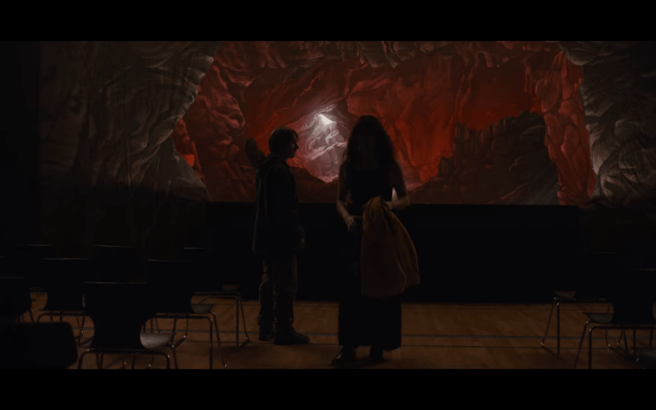 Dark S3Ep1 Alt martha Walks Away from jonas in School Auditorium