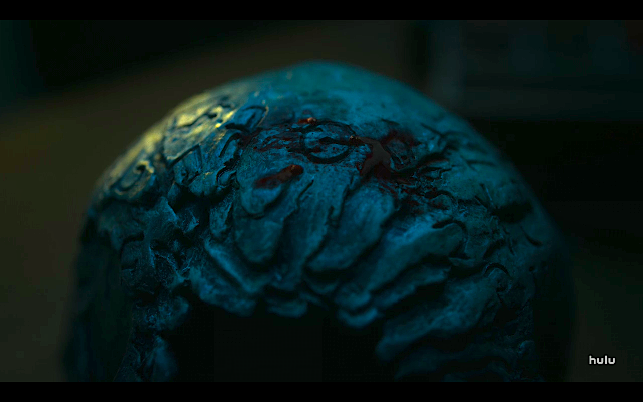 Helstrom S1Ep1 Ana's Blood in Keyhole