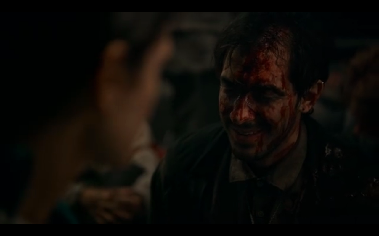 Snowpiercer S1Ep9 Santiago in Prison Car