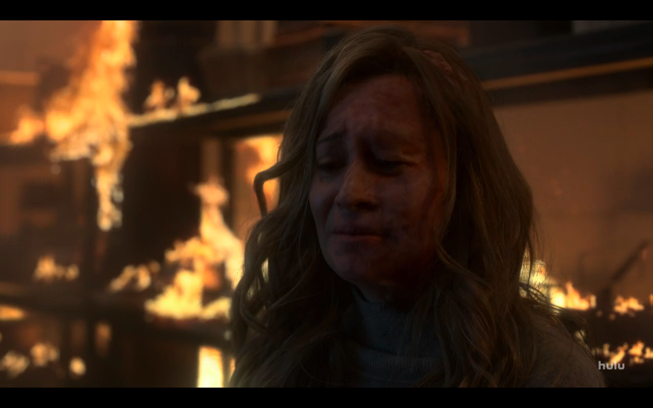 Helstrom S1Ep3 Zoe in Fire