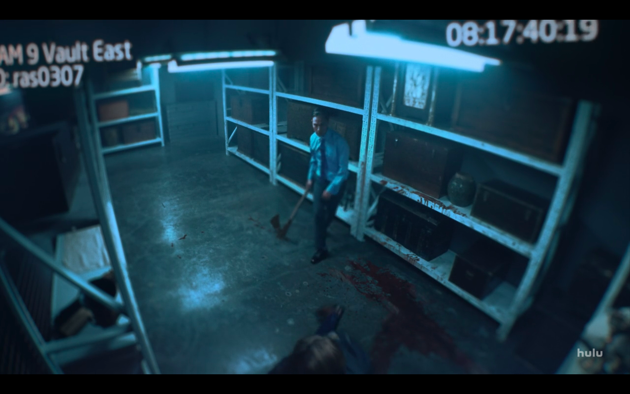 Helstrom S1Ep4 Chris on Surveillance Footage