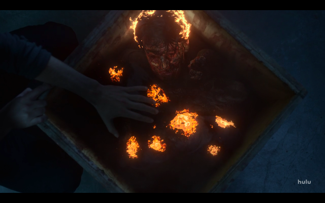 Helstrom S1Ep4 Daimon Cremates Tate's Body