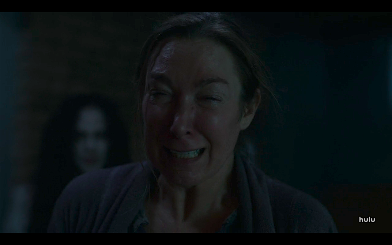 Helstrom S1Ep5 Victoria Cries at Sight of Bloody Daimon