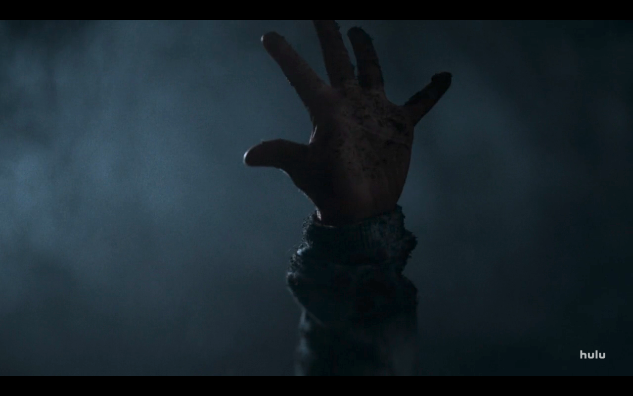 Helstrom S1Ep7 Ana's Hand Pushes Out of Grave