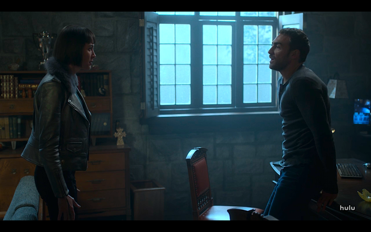 Helstrom S1Ep7 Daimon & Ana Argue in Louise's Office