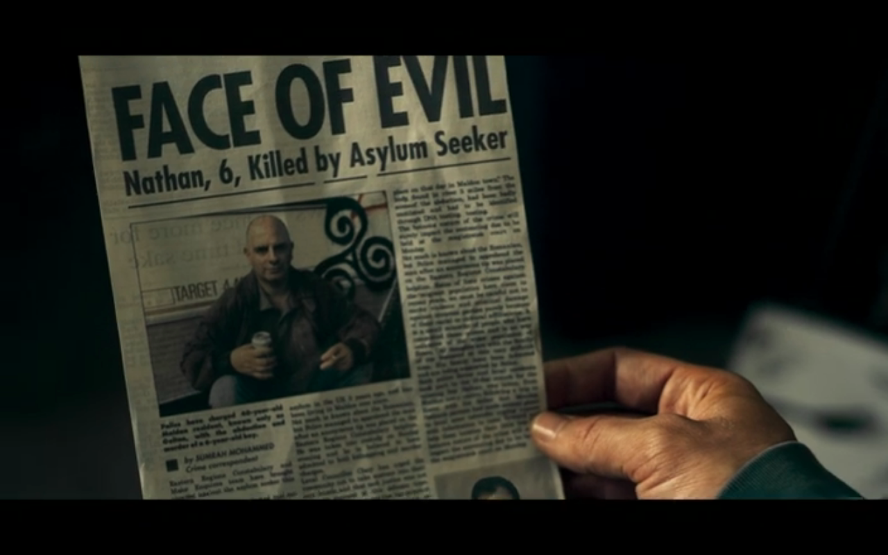 The Third Day S1Ep2 Newspaper Article
