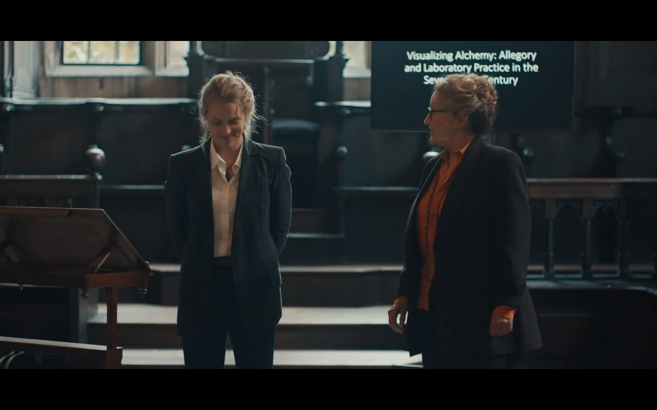 Disc of Witches S1Ep1 Diana &amp; Faculty Head