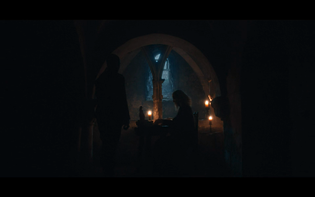 Disc of Witches S2Ep2 Hubbard Writes to Philippe