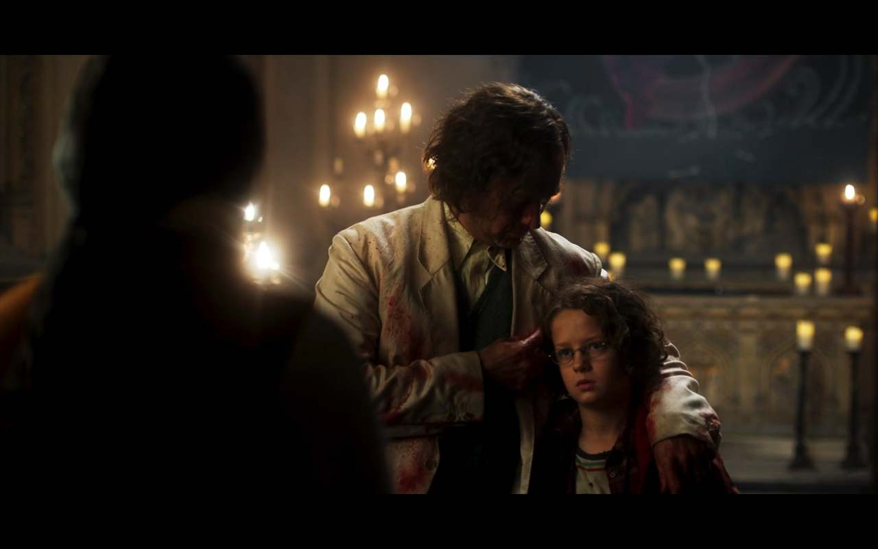 The Third Day S1Ep6 Sam Holds Onto Nathan for Dear Life