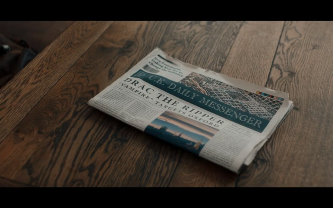 Disc of Witches S2Ep4 Drac the Ripper Headline