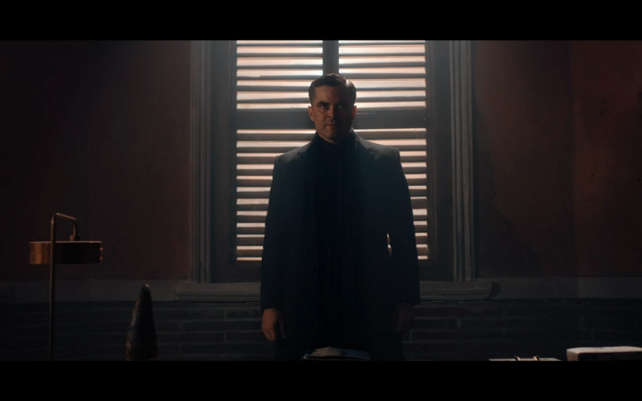 Disc of Witches S2Ep8 Baldwin on the Cross