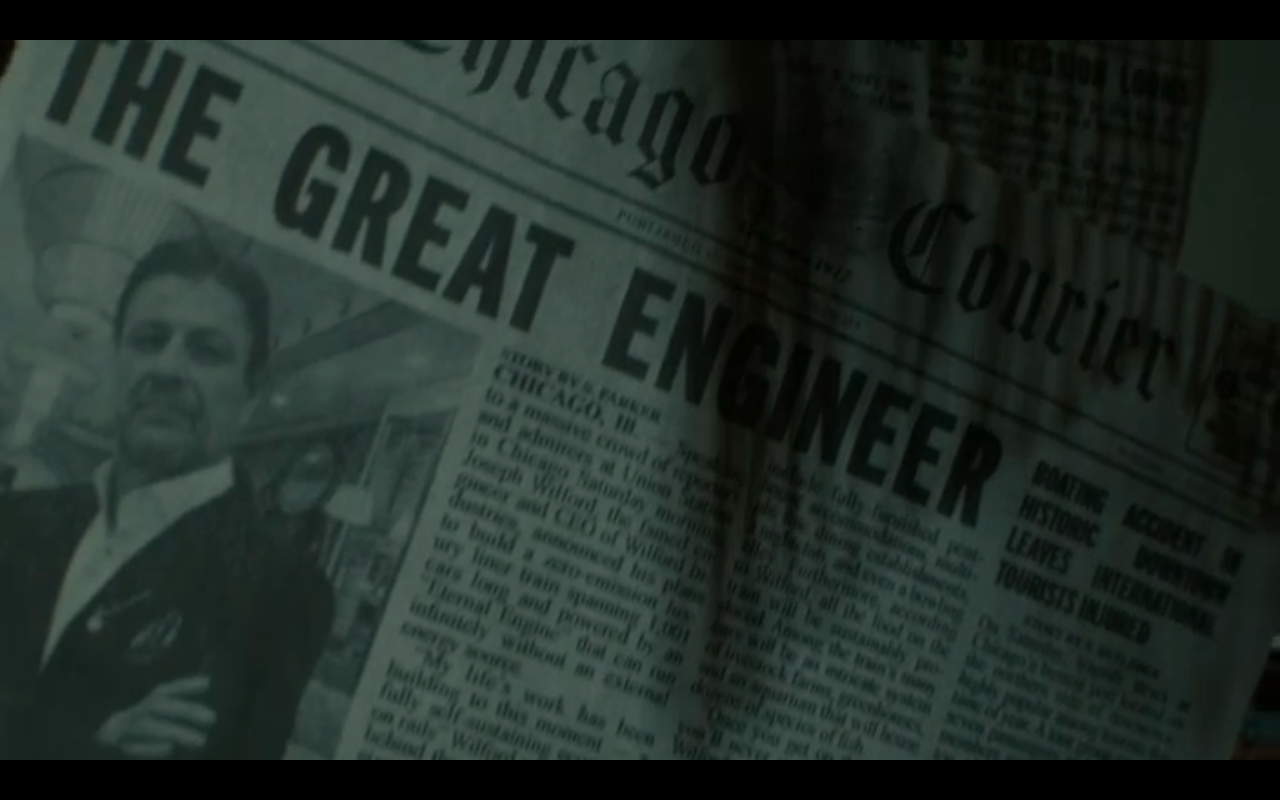 Snowpiercer S2Ep7 Wilford, The Great Engineer