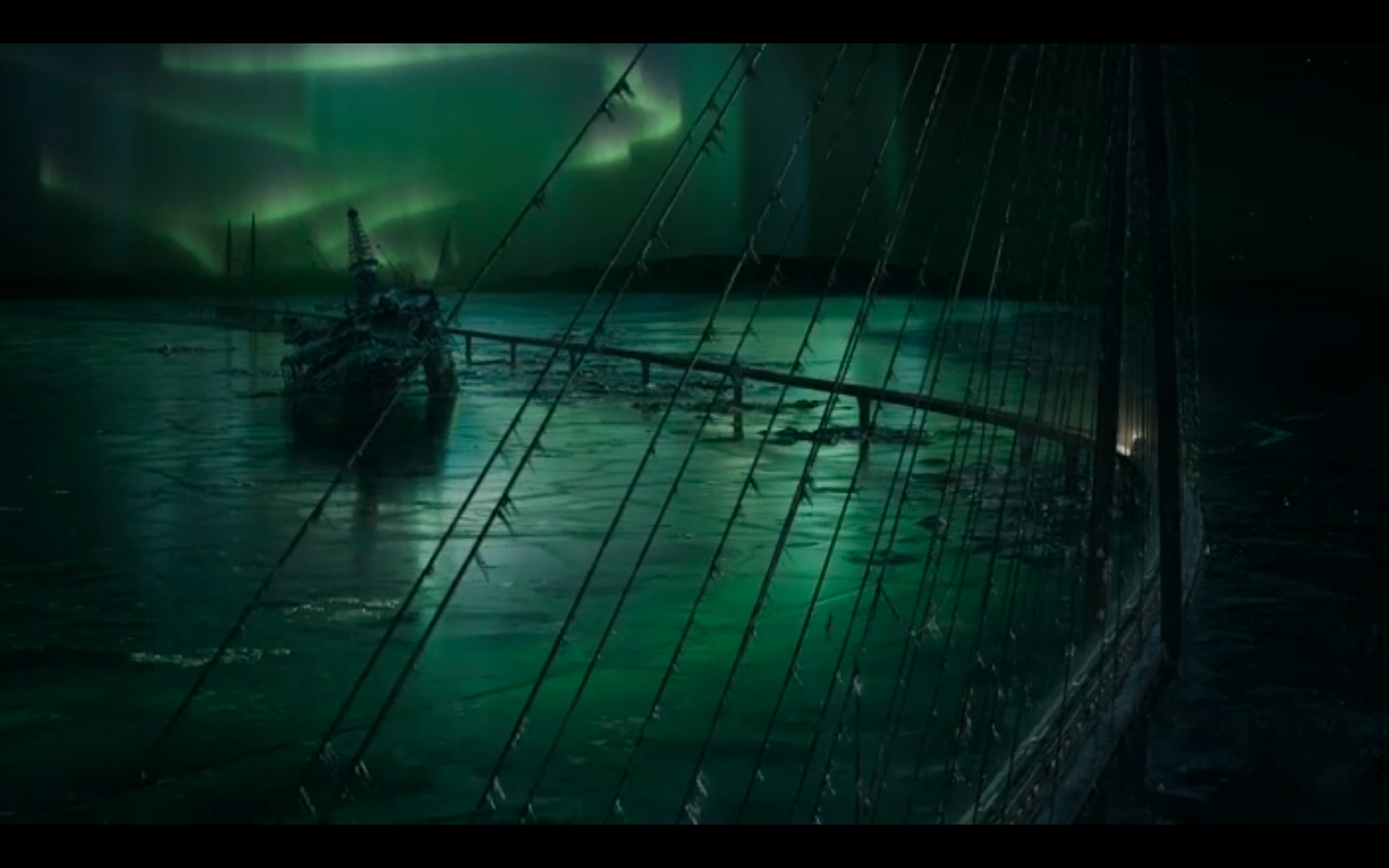 Snowpiercer S2Ep9 Train on Bering Strait Bridge
