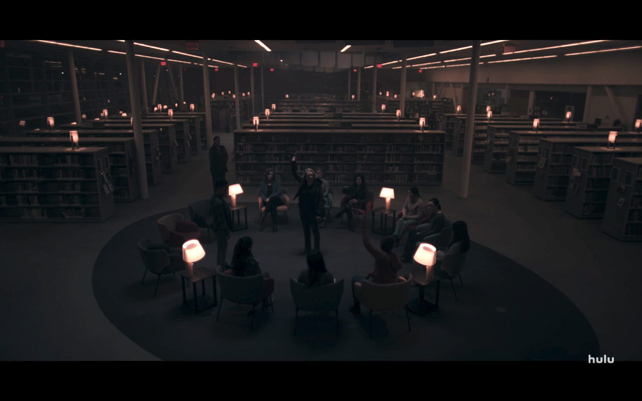 Handmaids Tale S4ep8 Army of Handmaid Lights