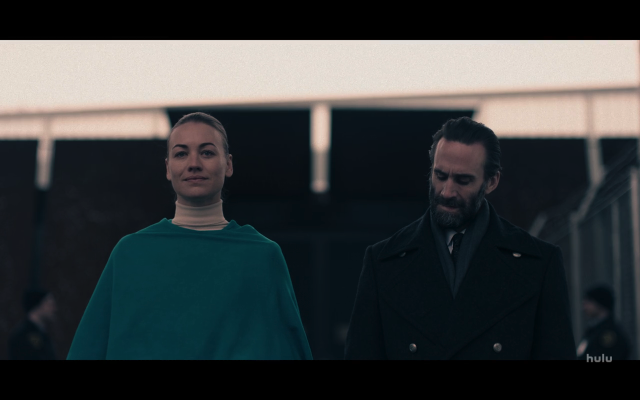 Handmaids Tale S4Ep8 Fred &amp; Serena Leave for Court