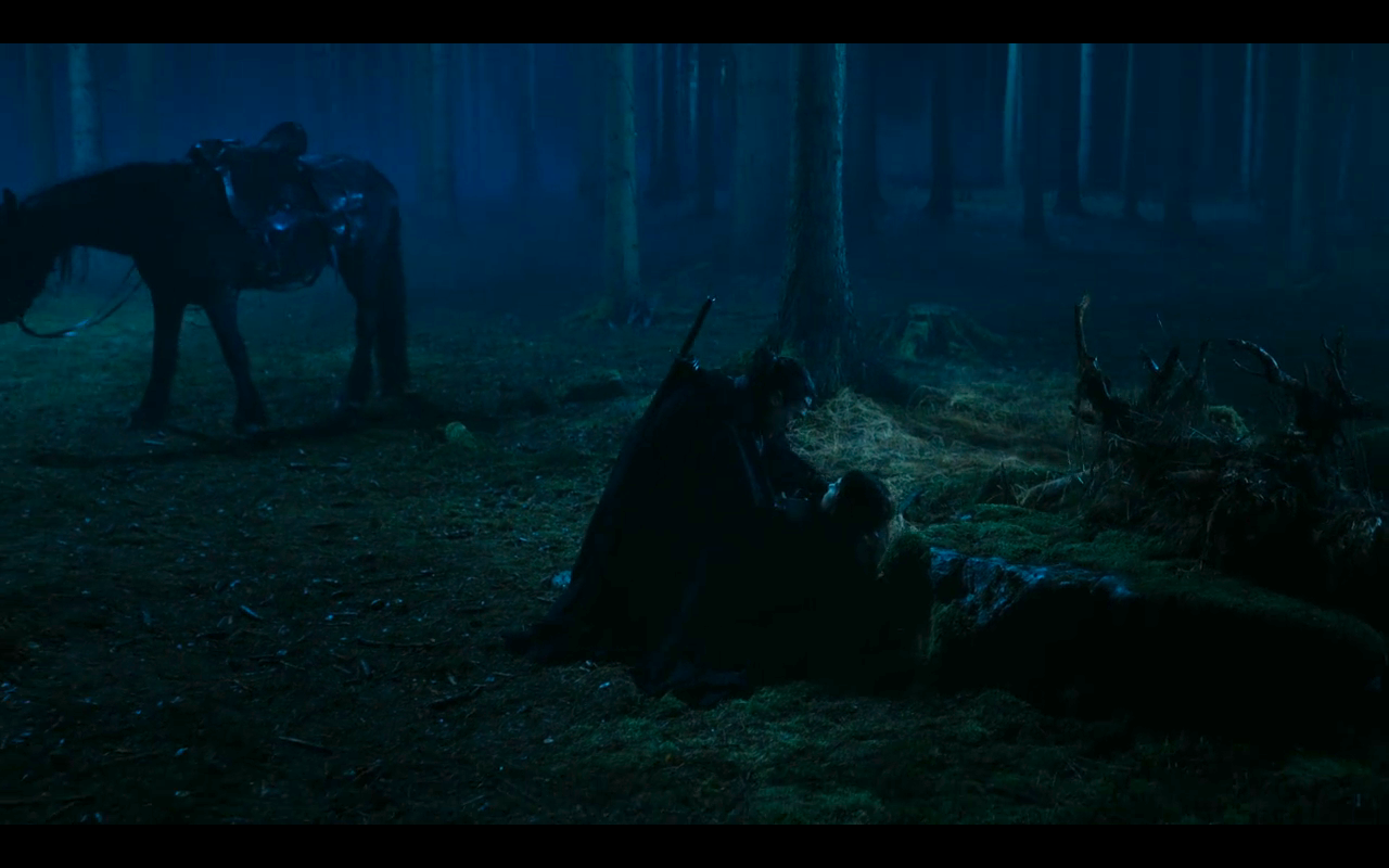 Wheel of Time S1Ep2 Lan Tends to Moiraine