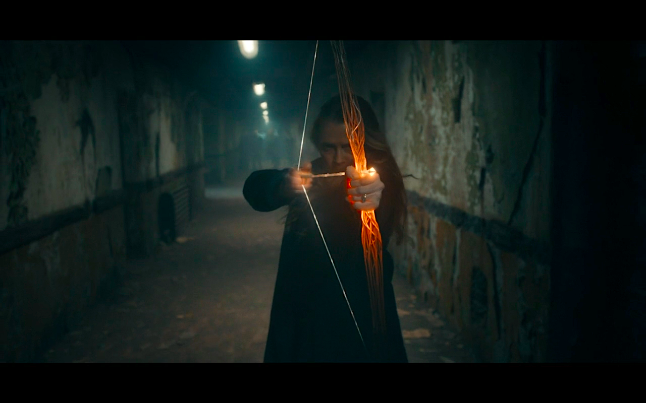 Discovery of Witches S3Ep7 Diana with Bow &amp; Arrow