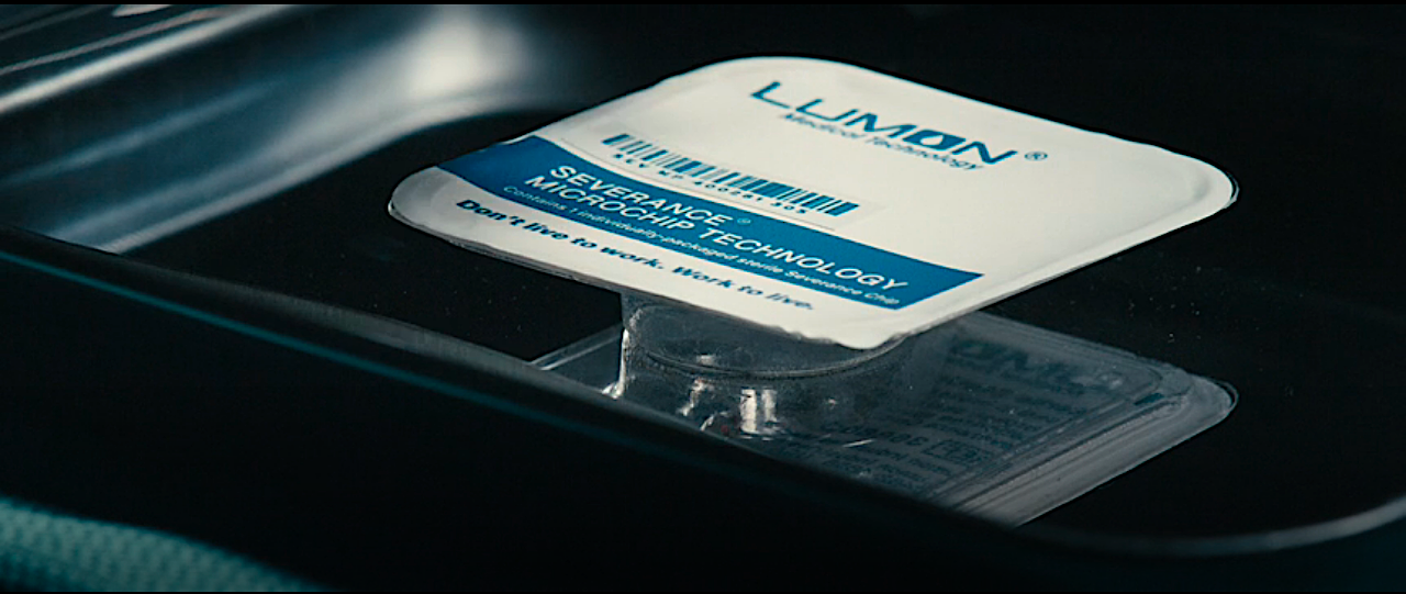 Severance S1Ep2 Microchip Label