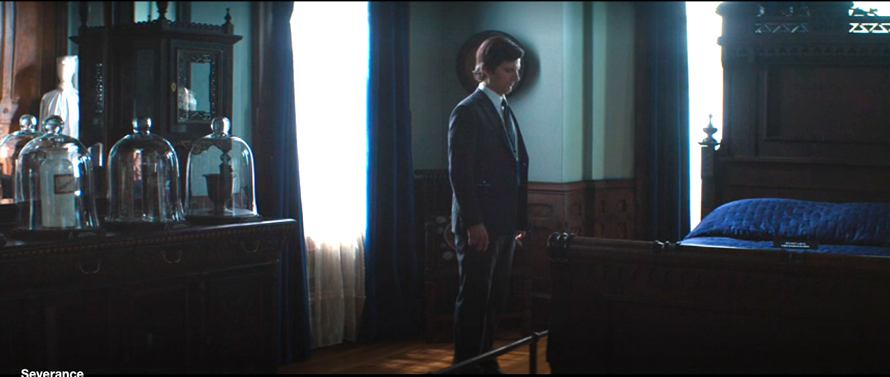 Severance S1Ep3 Mark in Kier's Room