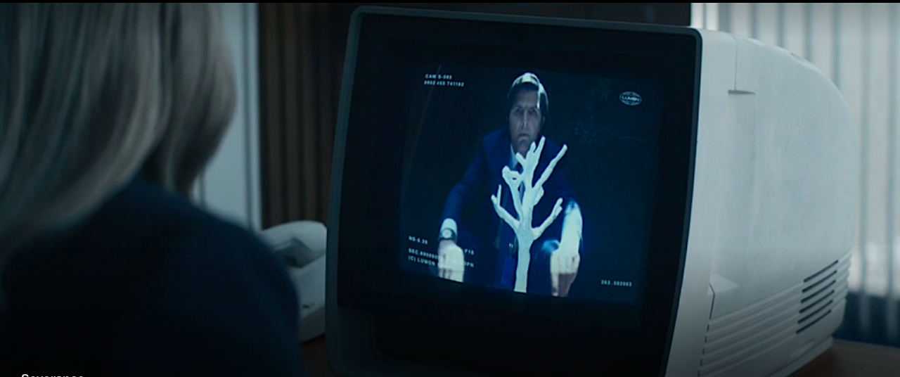 Severance S1Ep4 Mark &amp; Clay Tree