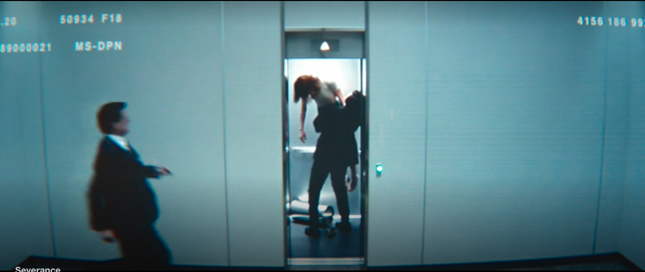 Severance S1Ep5 Graner Reaches Elevator