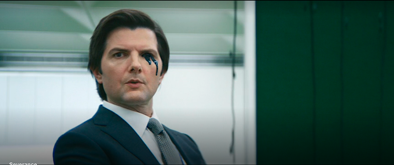 Severance S1Ep5 Mark with Sludge Eye