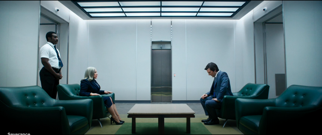 Severance S1Ep5 Milchick, Cobel, Mark