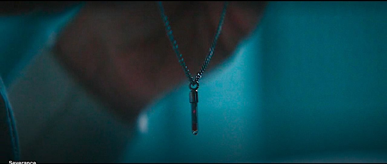 Severance S1Ep6 Petey's Implant as Pendant