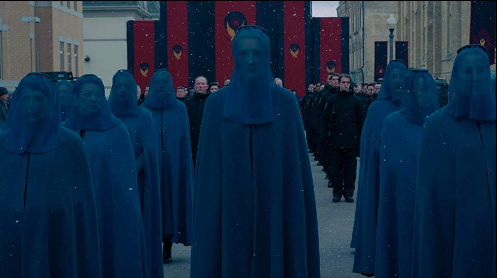 Handmaid's Tale S5Ep2 Vaguely Nazi Funeral Procession- Wives &amp; Guardians
