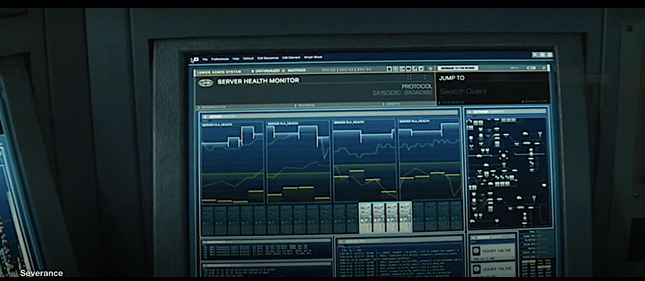 Severance S1Ep7 Server Health Monitor