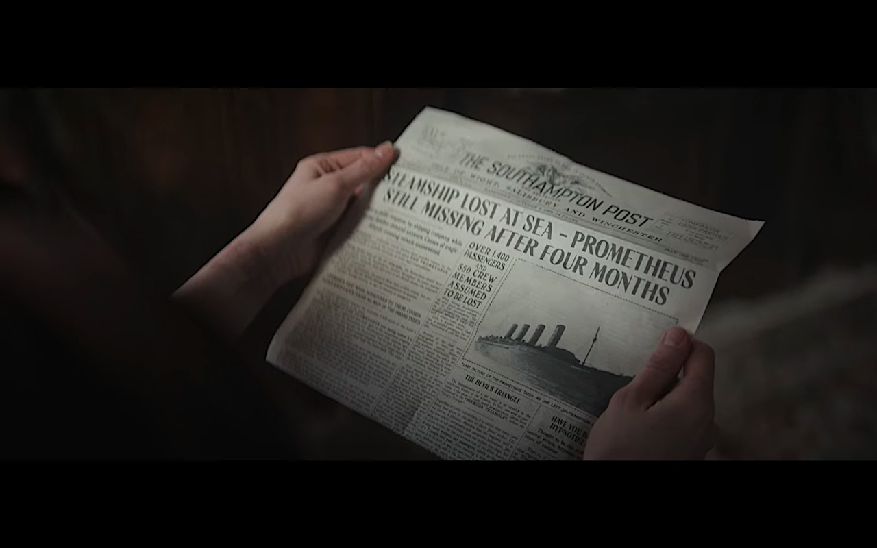 1899 S1Ep1 Prometheus Headline